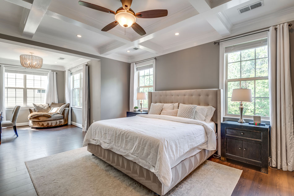 The coffered ceiling is done!