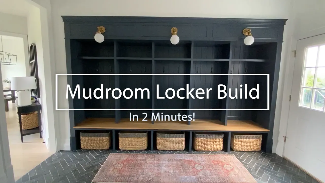 Mudroom Locker Build