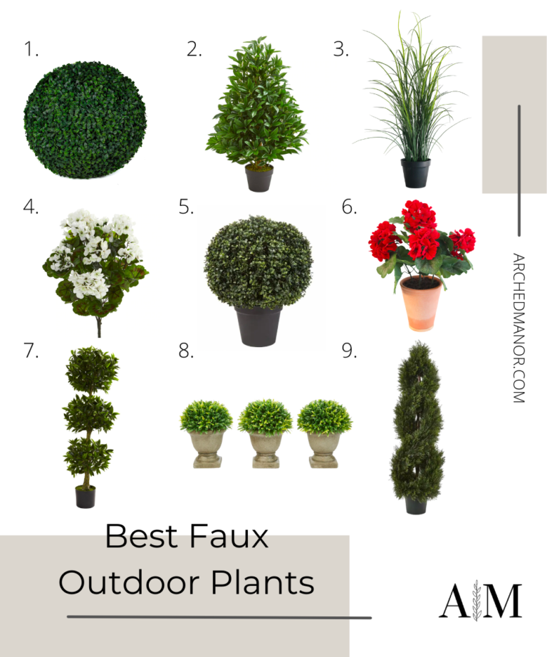 Most realistic faux outdoor plants