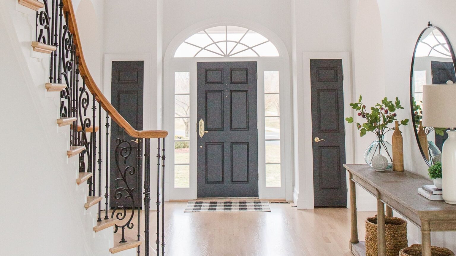 3 Reasons We Love our Black Interior Doors Arched Manor