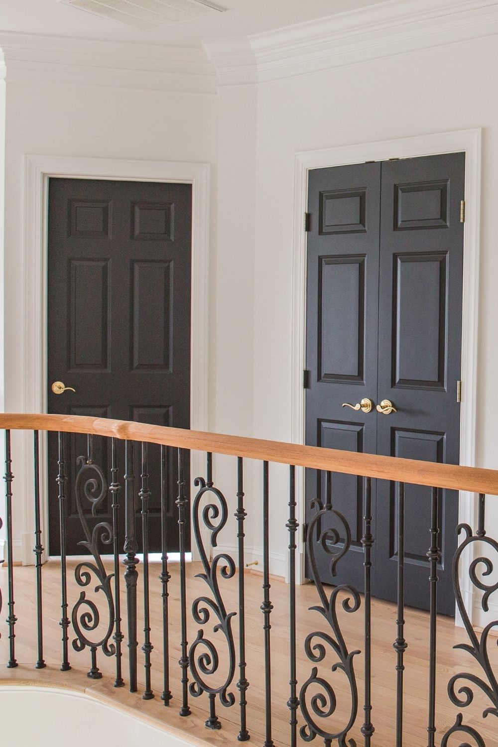 3 Reasons We Love our Black Interior Doors Arched Manor