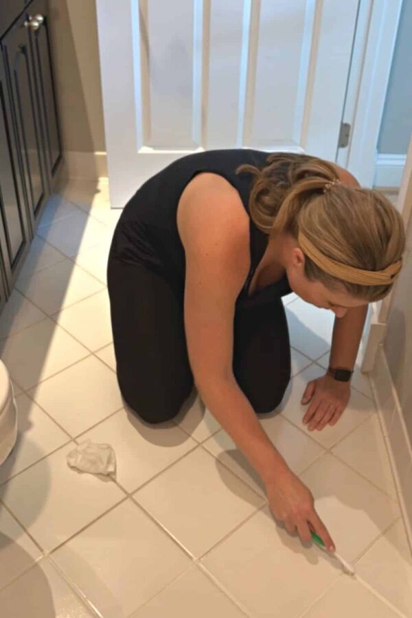 Refresh Your Bathroom Tile with Grout Paint Arched Manor