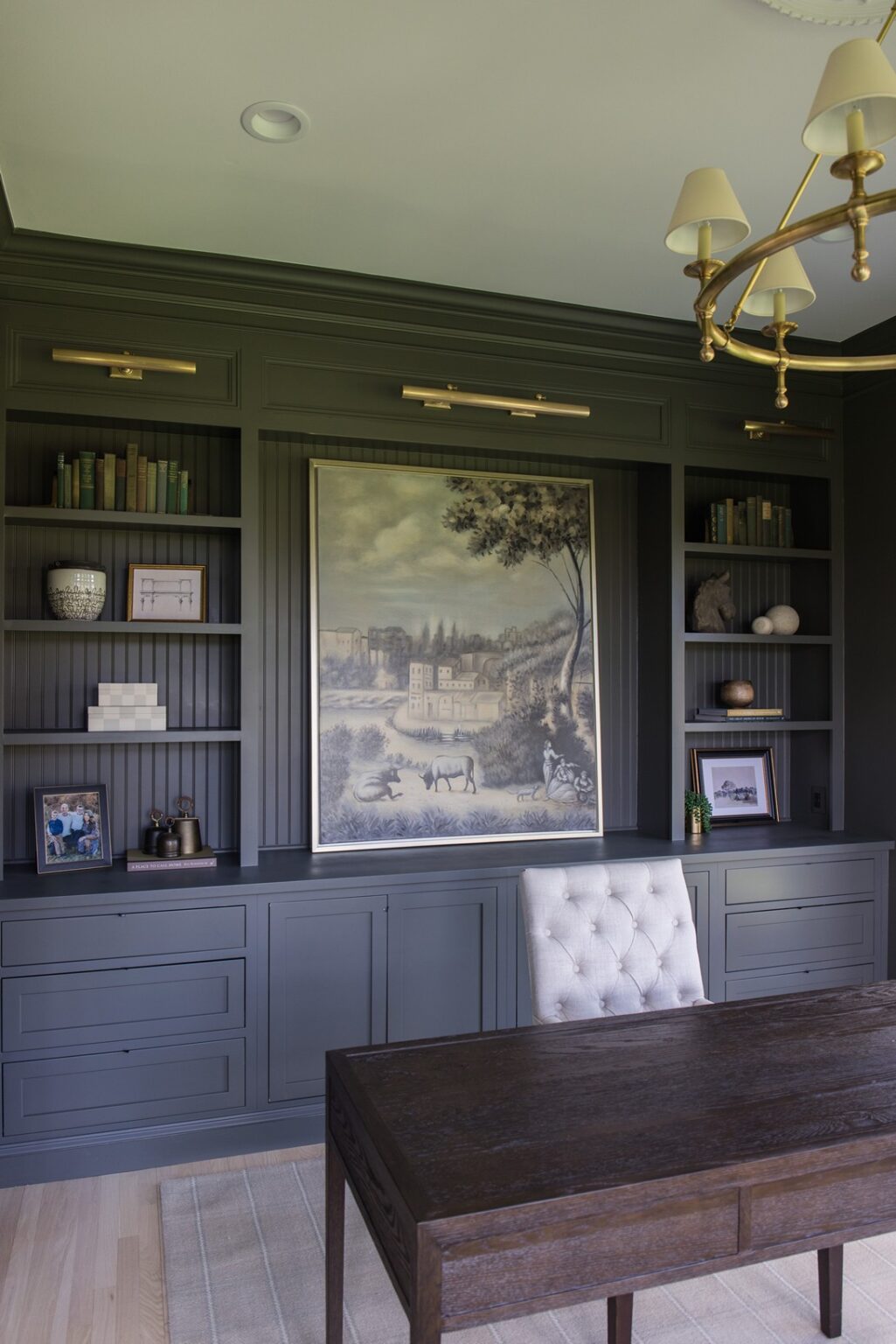 Roycroft Bronze Green by Sherwin Williams Arched Manor