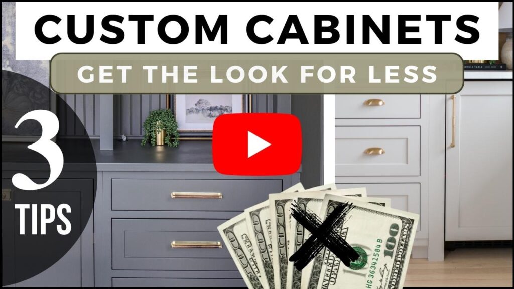 3 Tips to make Cabinetry Look Custom!