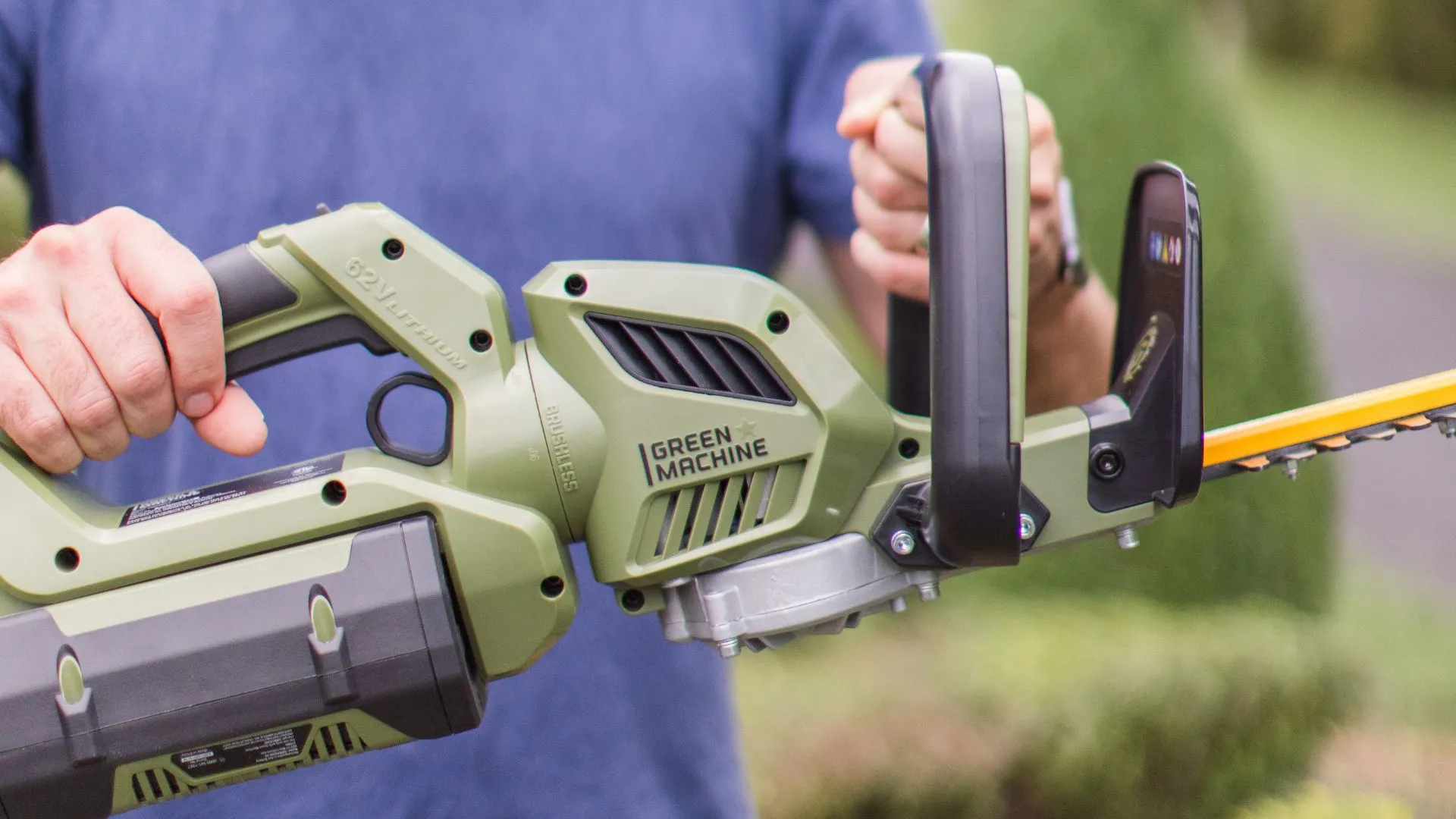 The Green Machine Hedge Trimmer is a beast!