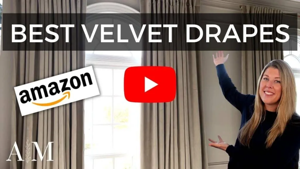 Our Favorite Amazon Velvet Blackout Drapes