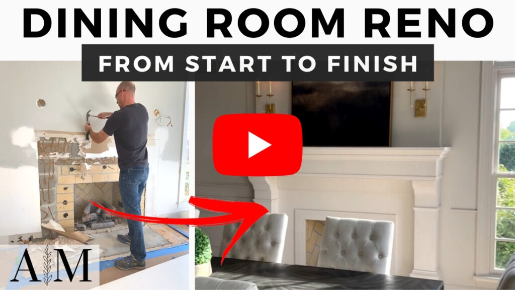 Dining Room Timelapse Renovation YouTube Video