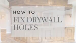 How to Fix Drywall Holes￼