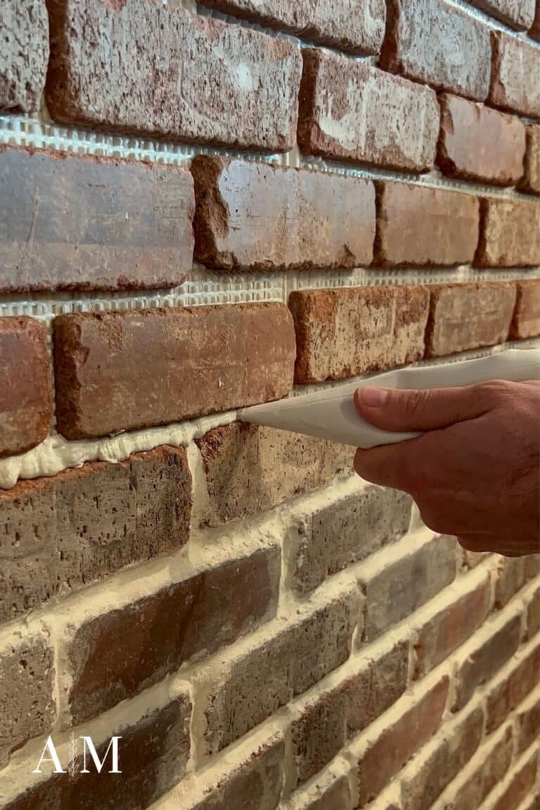 How to Install Brick Wall StepbyStep Instructions Arched Manor