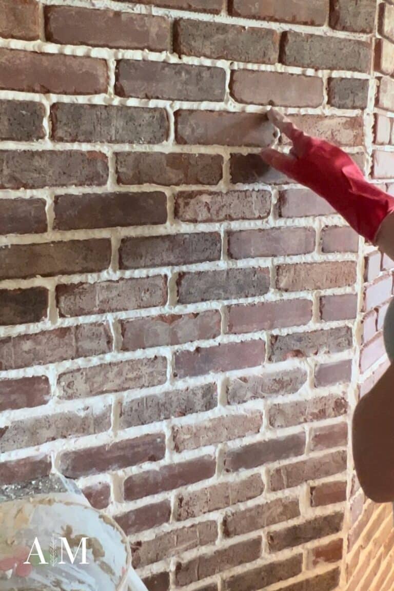 How to Install Brick Wall StepbyStep Instructions Arched Manor