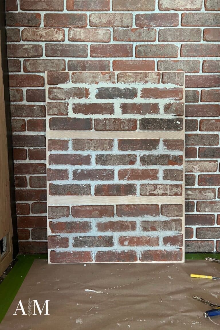 How to Install Brick Wall StepbyStep Instructions Arched Manor