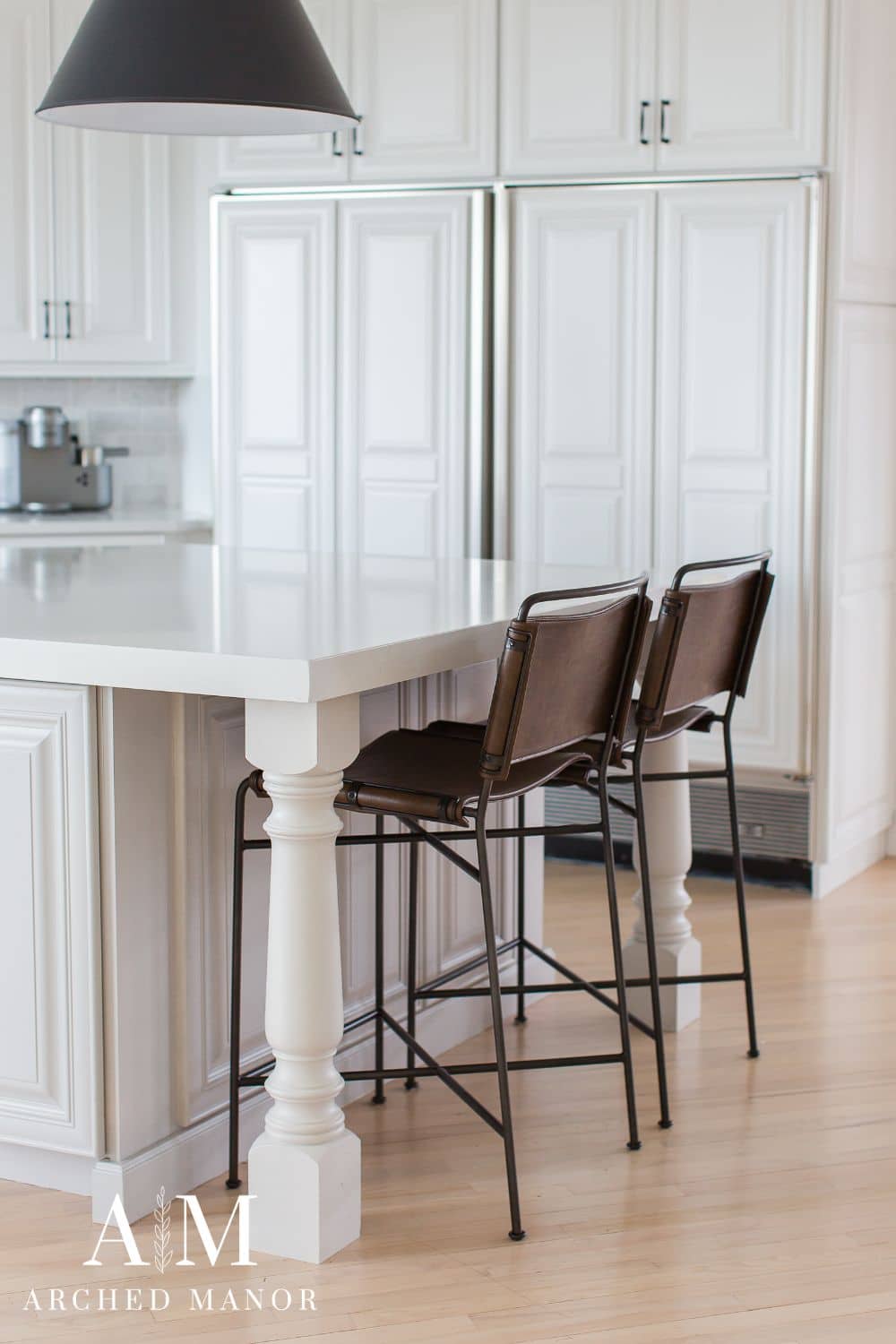 How Many Stools Should Be At Your Kitchen Island? Arched Manor