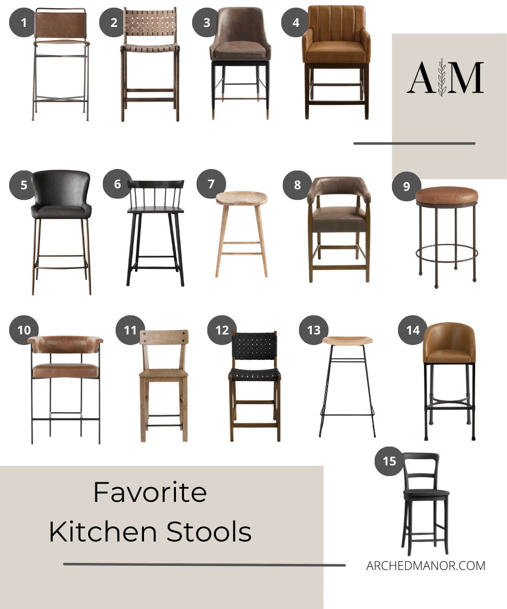 How Many Stools Should Be At Your Kitchen Island? Arched Manor