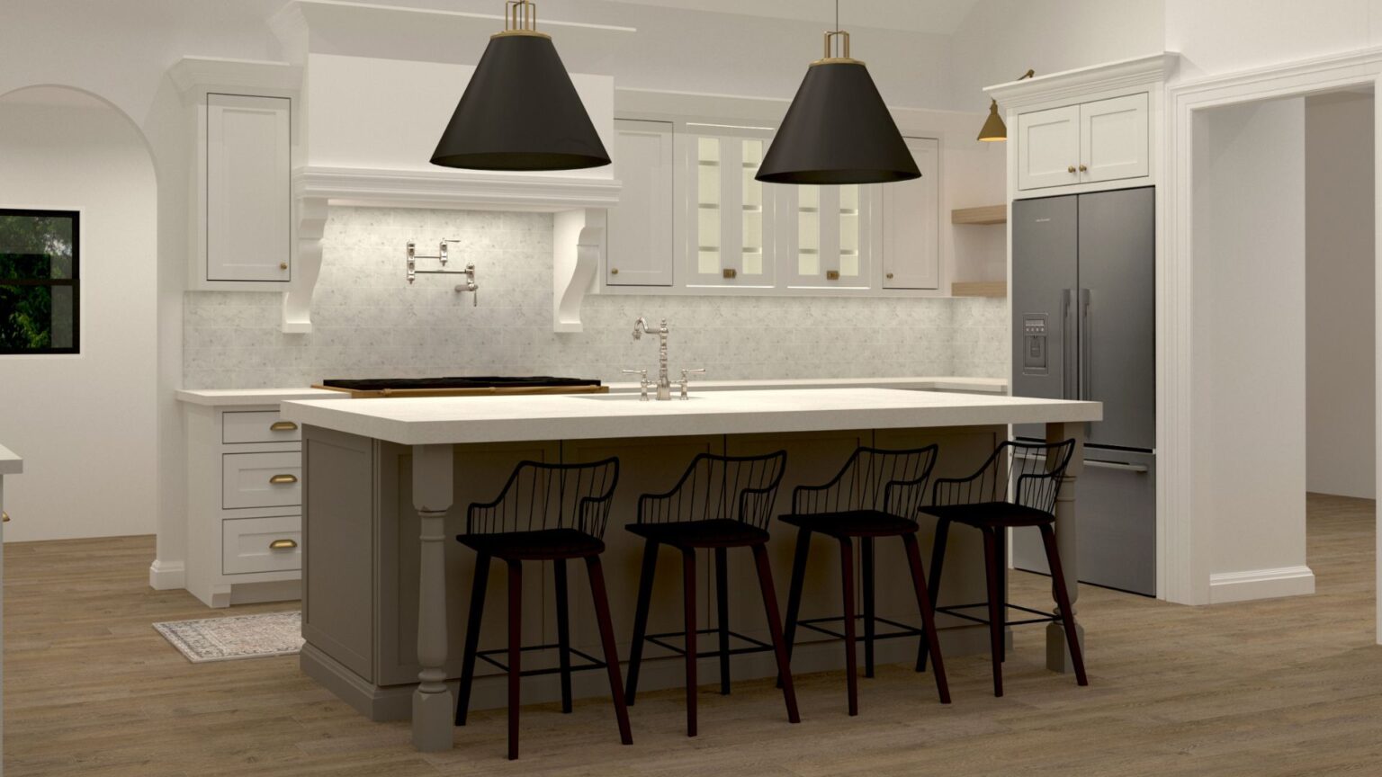 how-many-stools-should-be-at-your-kitchen-island-arched-manor