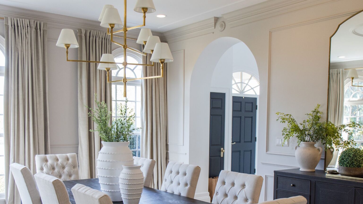How High Should you Hang Your Dining Room Chandelier? Arched Manor