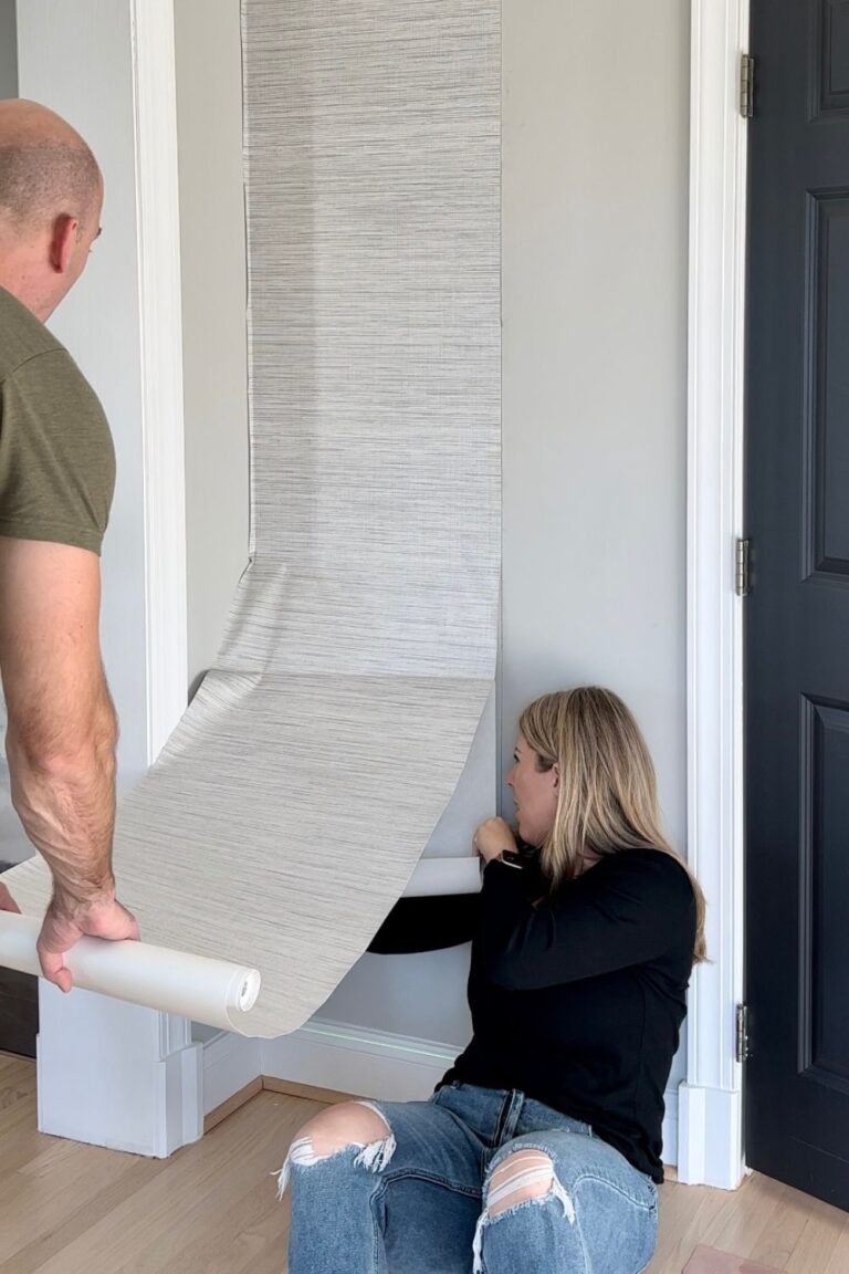 grasscloth install (4)