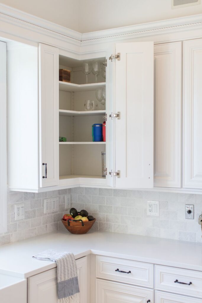 The Best Ideas to Optimize Kitchen Corner Cabinets - Arched Manor
