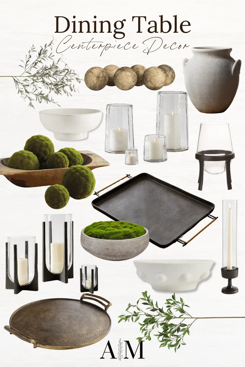 best dining room sets, for a curated design, decor, dining room, dining room decor, home decor, centerpiece decor, table decor, dining room table decor, spring home decor, spring table decor, spring centerpiece finds