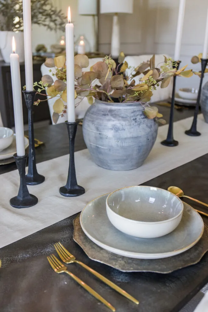 Plates and flatware