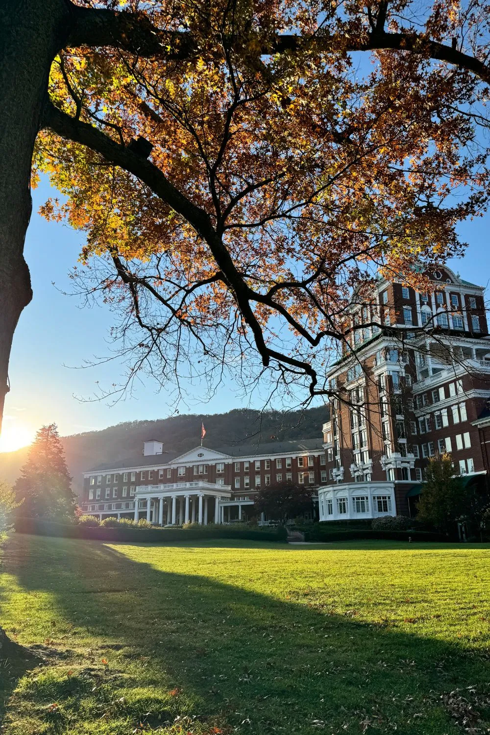 The Omni Homestead Resort Front Lawn