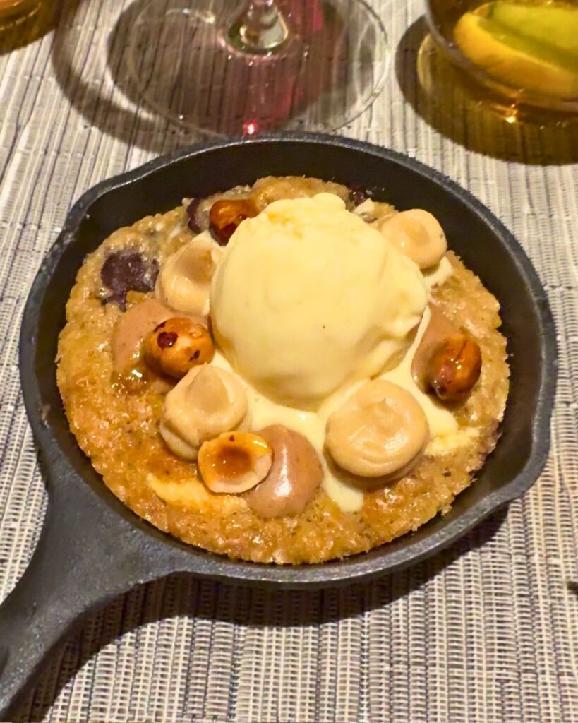 Warm and gooey, this dessert did NOT disappoint.