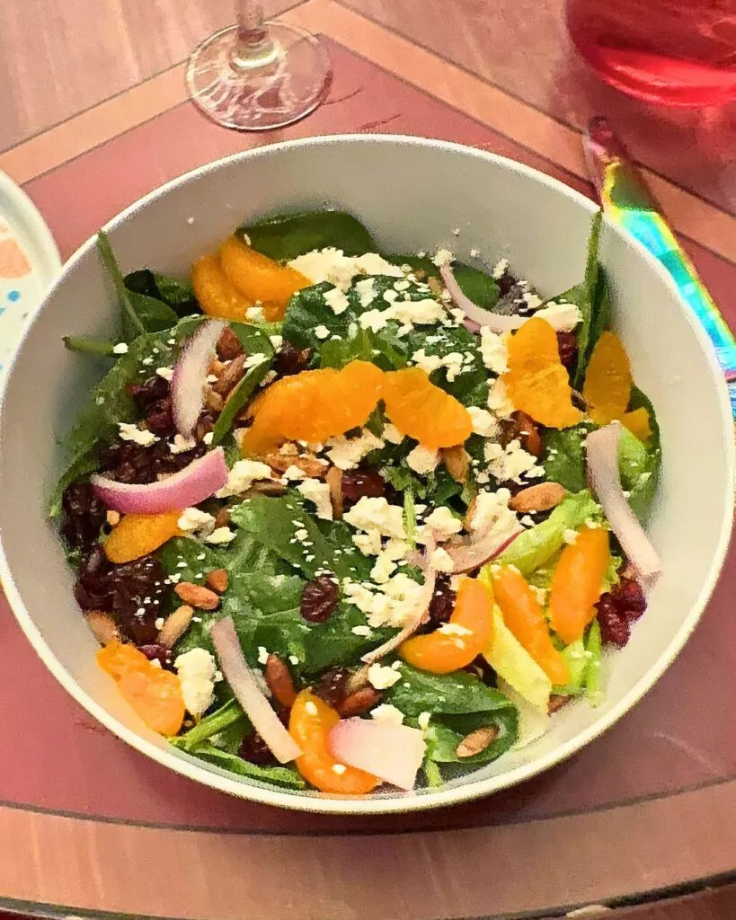 The Refresh Salad was my favorite salad on the trip - so fresh!