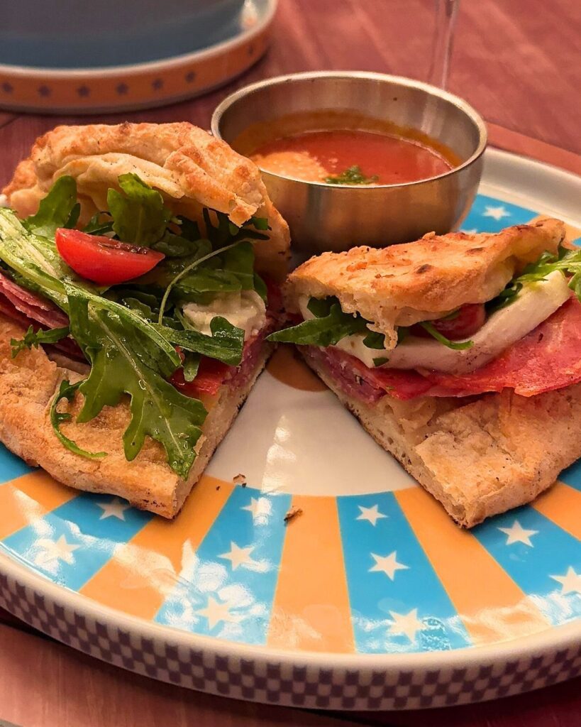 The Strongman's Piadina was huge for an appetizer.