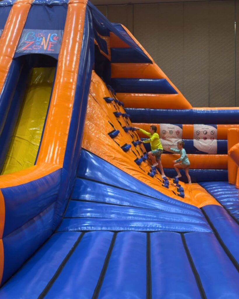 Look at that steep climb up!
