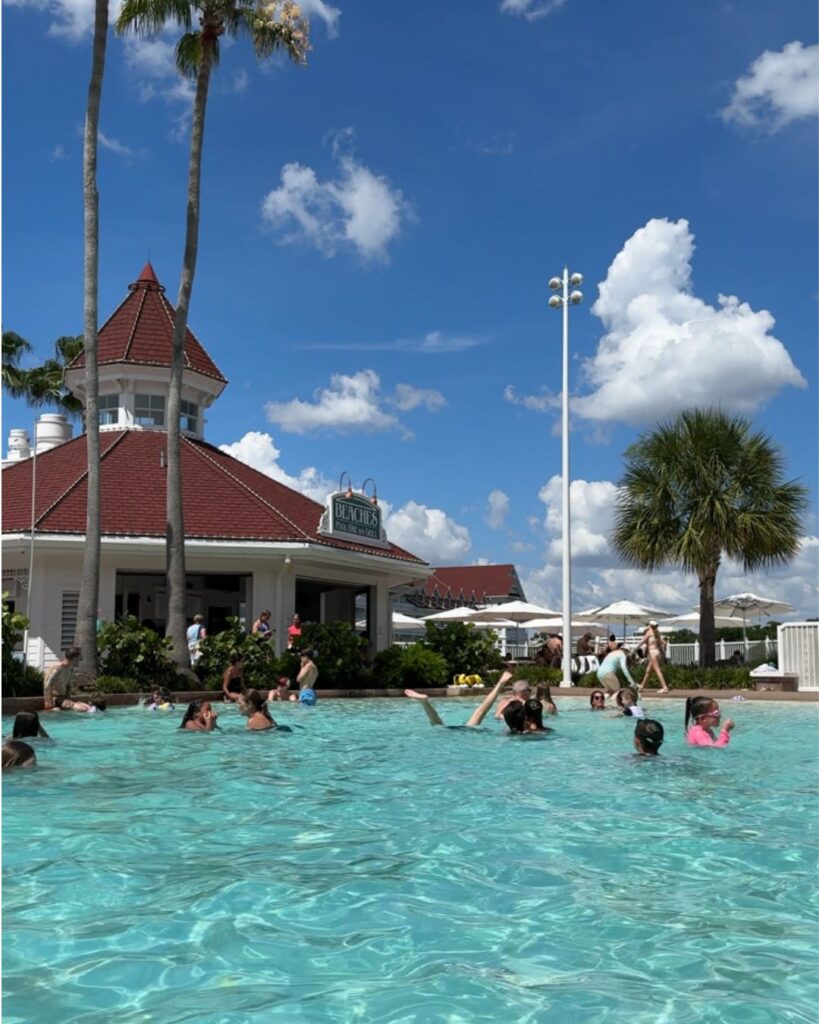 The pool at the Grand Floridian