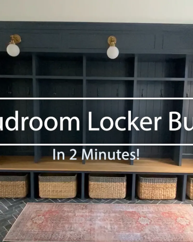 Mudroom Locker Build